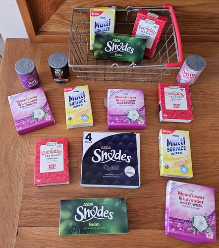 Asda supermarket shopping