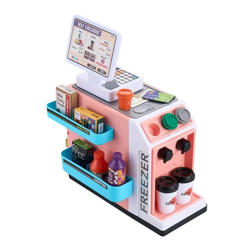 Kids play supermarket - kids,