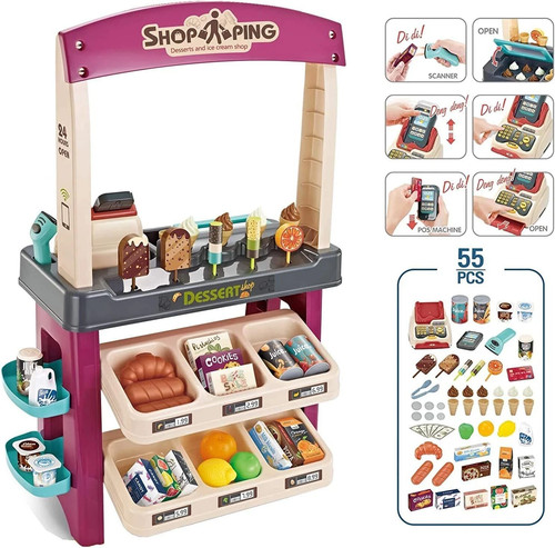 Kids ice cream shop play - shop,
