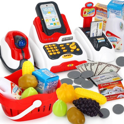Kids pretend play cash - play,