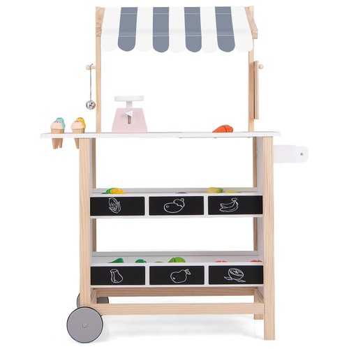 Wooden grocery store portable - store,