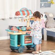 Kids Food Cart Pretend Playset