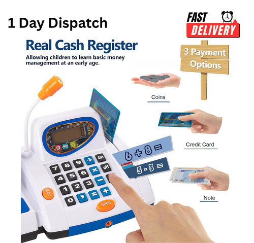 Kids cash register - kids, toy