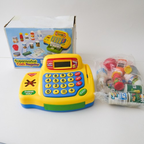 Toy supermarket cash register - supermarket,