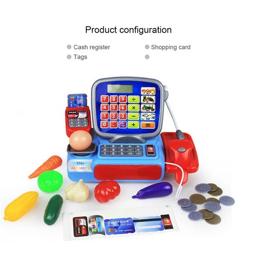 Kids supermarket cash register - supermarket,