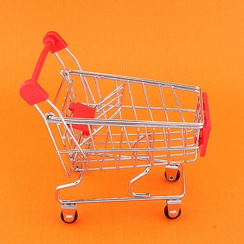 Mini supermarket shopping cart - shopping,