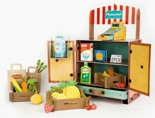 Children supermarket stall - children,