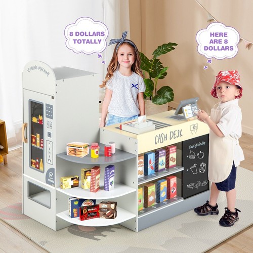 Kids pretend grocery store - pretend,