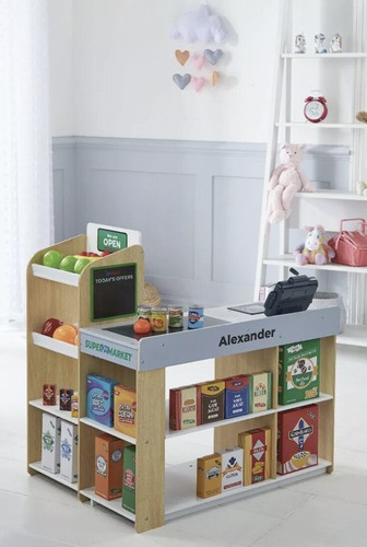 New kids wooden grocery shop - new,