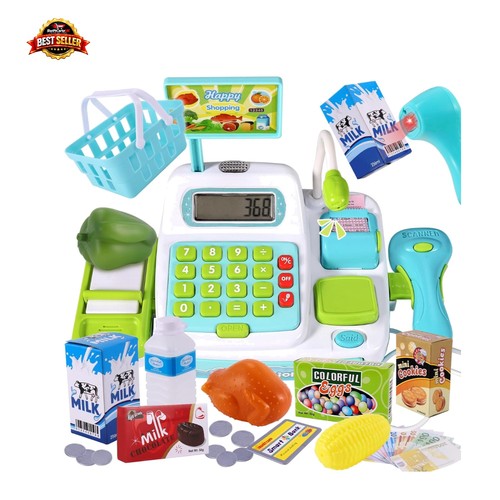 Deluxe kids cash register with - deluxe,