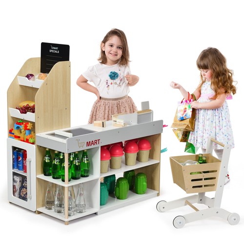 Kids pretend play grocery - pretend,