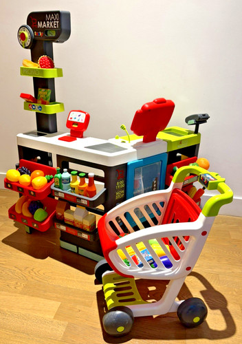 Kids supermarket smoby with - kids, smoby,