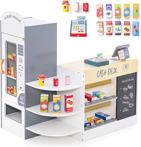 Pretend play shop - play, shop,