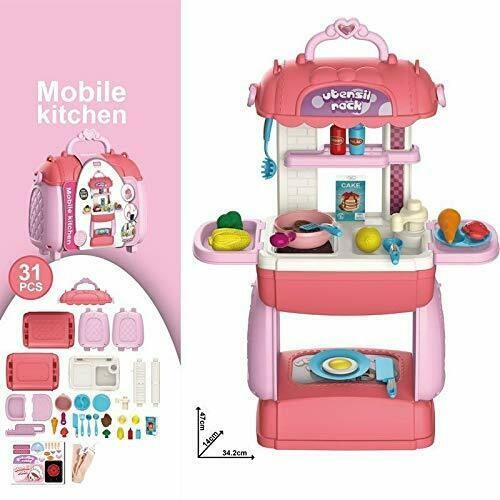 Kids mobile kitchen playset - kids,