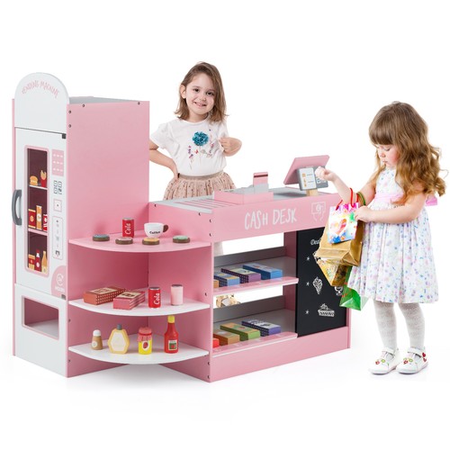 Wooden kids pretend grocery - wooden,