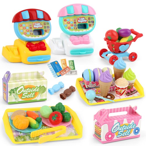Kids mini supermarket - kids, cash